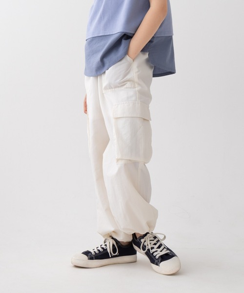 NAVY（ファッション） パンツ NAVY ナイロンカーゴパンツ キッズ