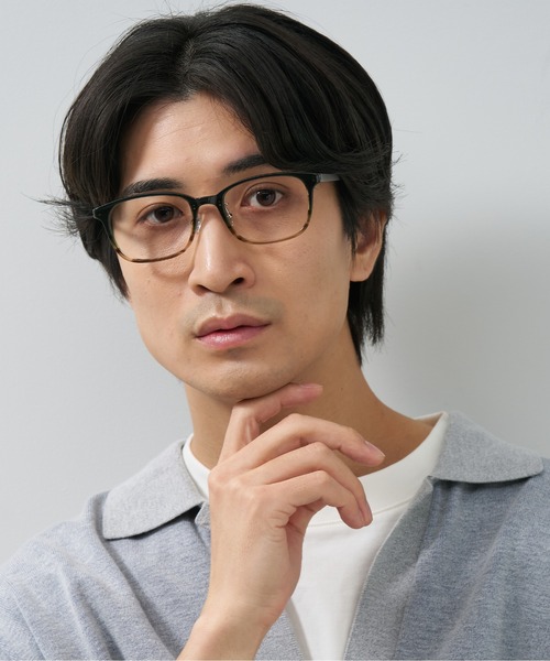 プロフみてネ！様　3点セット Zoff 伊達メガネ メガネ 眼鏡 ウェリントン型 メガネ