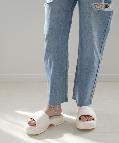 AmiAmi（アミアミ） サンダル 厚底軽量！ぷっくり EVA コンフォート