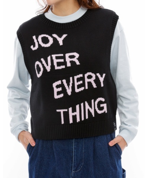 ベスト ジレ 「直営店限定」RVCA レディース 「ELLIOT ROUTLEDGE」 JOYS SWEATER VEST ベスト 「2024年春夏モ