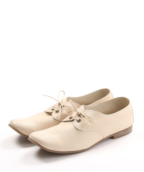 HIPS（ヒップス） フォーマルシューズ レースアップレザーフラット