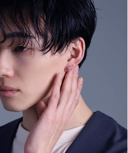LION HEART ピアス LH for Gift スタッズピアス/ロゴ/K10