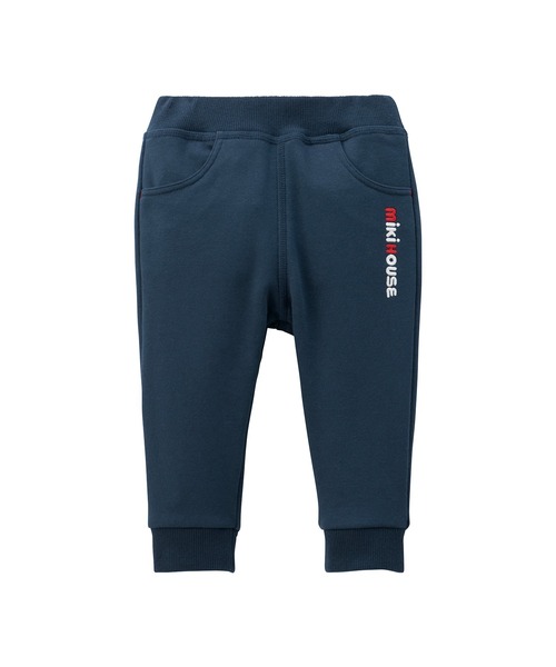 【新品】ミキハウス　縦ロゴスウェットパンツ 120 MIKI HOUSE（ミキハウス） パンツ 縦ロゴスウエットパンツ キッズ 子供