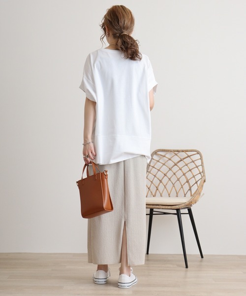EGLANTINE tシャツ Eglantine リボンテープ付きカットソー