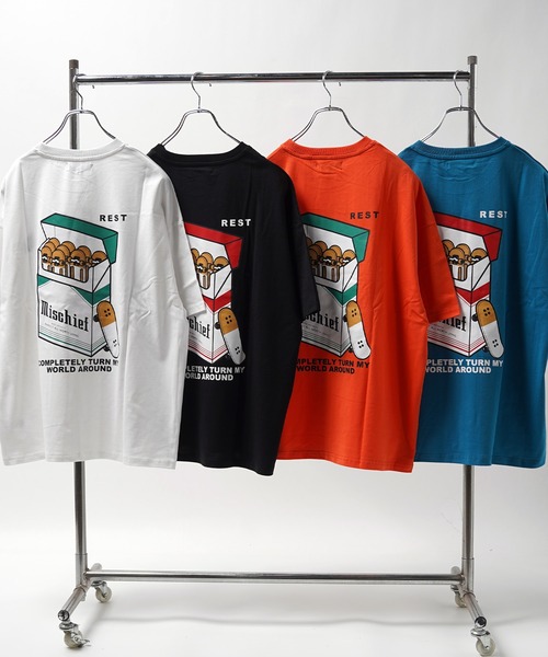 Woodlike グラフィックオーバーサイズTシャツ オーバーサイズ グラフィックTシャツ - メルカリ