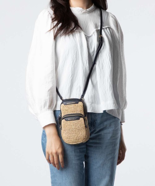 【ANNA HINDMARCH】アニヤ・ハインドマーチ ラフィア ショルダー ANYA HINDMARCH ショルダーバッグ バッグ RAFIA アニヤハインド