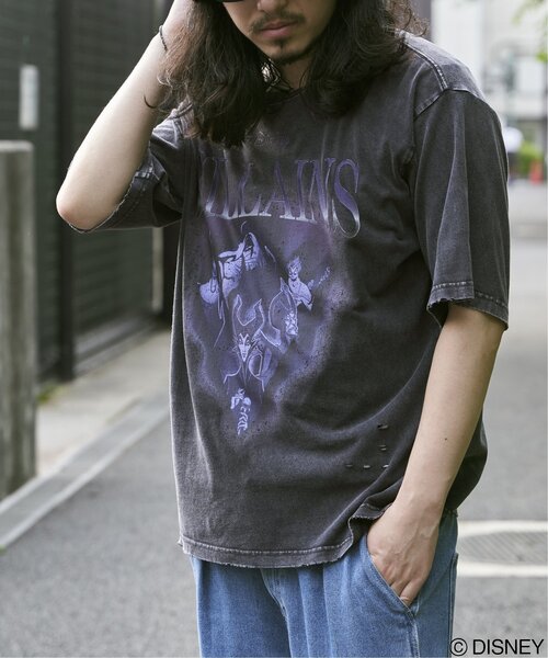 VENCE EXCHANGE tシャツ ヴィランズダメージTシャツ メンズ