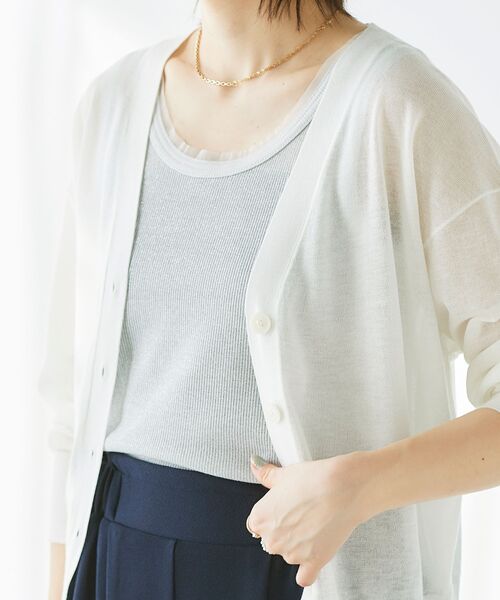 tシャツ ラメリブタンクトップ レディース