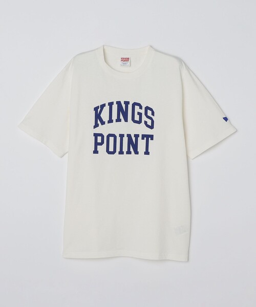 SHIPS tシャツ 「SHIPS別注」KINGS POINT: ロゴ プリント 半袖 T