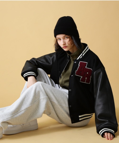 AVIREX SKOOKUM アヴィレックス スクーカム ヴァーシティジャケット WEB&DEPOT限定》SKOOKUM VARSITY JACKET/スクーカム ヴァー