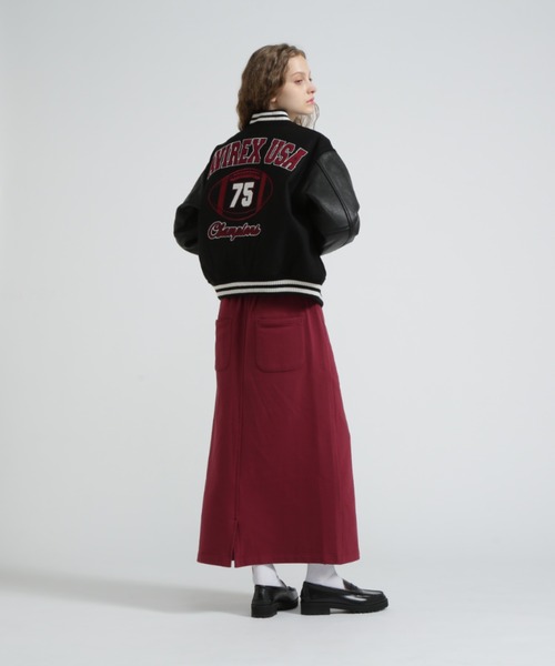 AVIREX スタジャン 「WEB＆DEPOT限定」SKOOKUM VARSITY JACKET
