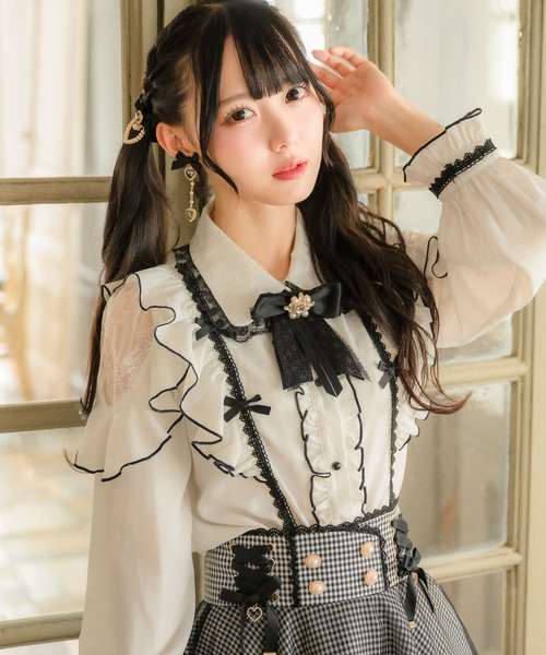 ROJITA（ロジータ） ブラウス シャツ プチリボンブラウス レディース