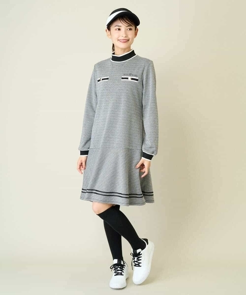 a.v.v（アー・ヴェ・ヴェ） ワンピース レディースゴルフウエア モック