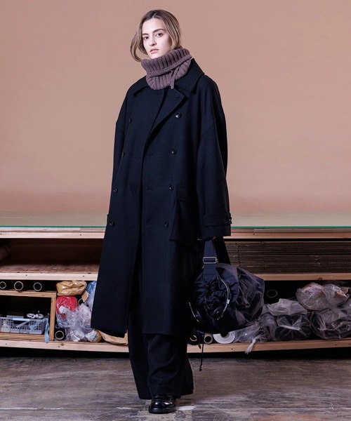 トレンチコート コート 「VOAAOV」BISHU OLD SURGE Trench Coat メンズ レディースの画像
