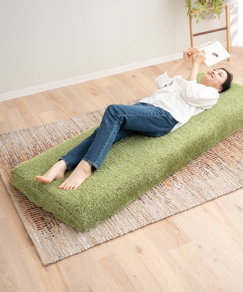 EMOOR ベッド 寝具 やわらか芝生生地 ボックスシーツ ごろ寝