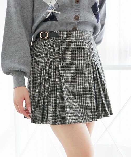 MAJESTIC LEGON（マジェスティックレゴン） スカート サイドベルト