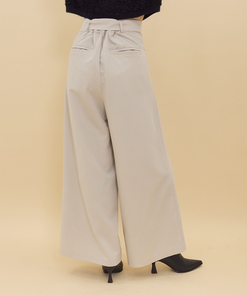 REDYAZEL（レディアゼル） パンツ タックワイドパンツ レディース