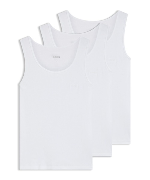 BOSS（HUGO BOSS） インナーシャツ 肌着 コットンタンクトップ3枚 