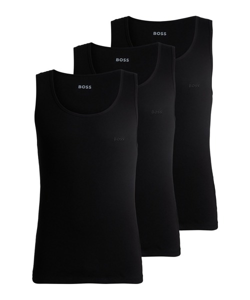 BOSS（HUGO BOSS） インナーシャツ 肌着 コットンタンクトップ3枚 