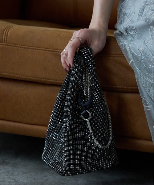 &Robu.（アンドロブ） ハンドバッグ ラインストーン2WAYハンドバッグ