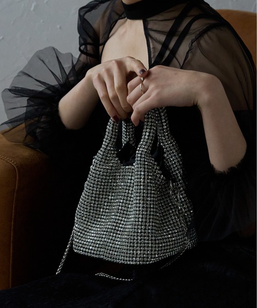 &Robu.（アンドロブ） ハンドバッグ ラインストーン2WAYハンドバッグ