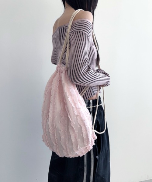 LACーVERT デイバック リュック ガーリーフリルナップサック