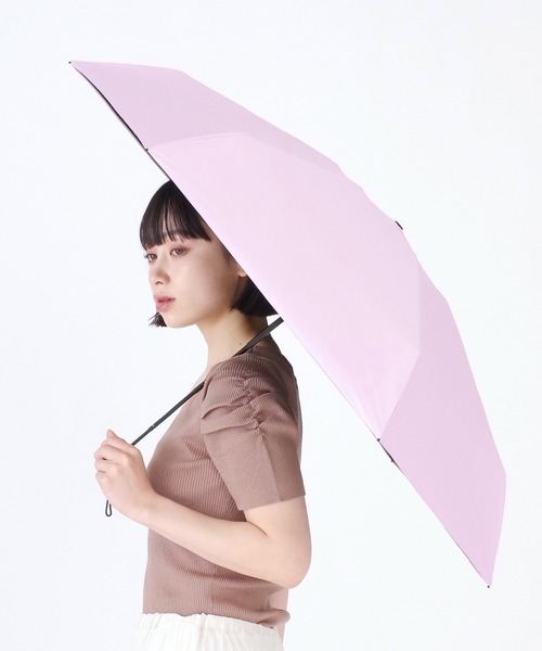 nifty colors 折りたたみ傘 「日傘 晴雨兼用」Peachdrop sun