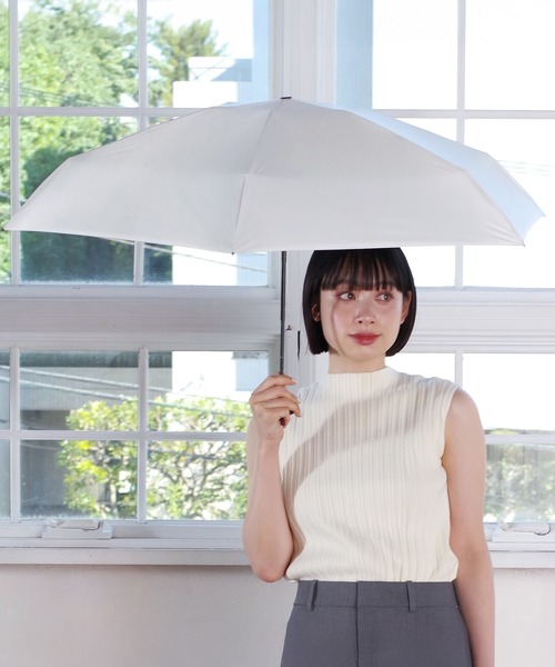 nifty colors 折りたたみ傘 「日傘 晴雨兼用」Peachdrop sun
