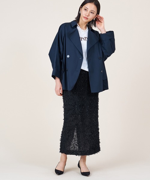 tシャツ 「marmors」”marmors”logo long tee レディース