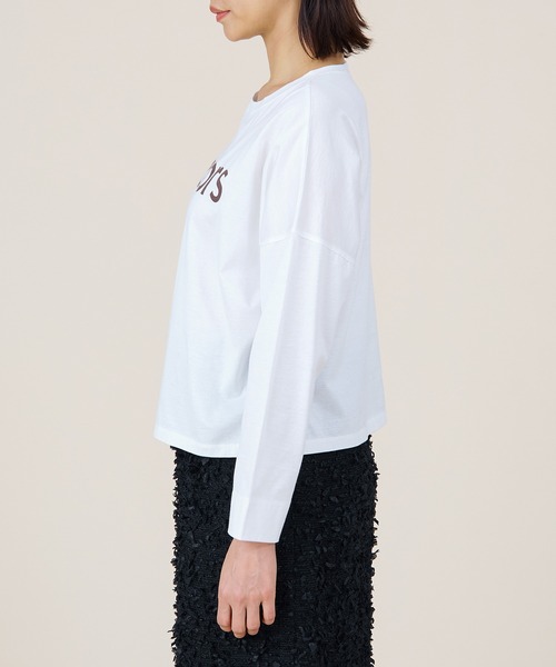 tシャツ 「marmors」”marmors”logo long tee レディース