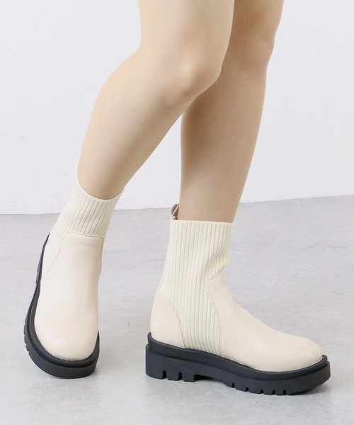 「LibertyDoll」 ショートブーツ S ブラック レディース_画像8