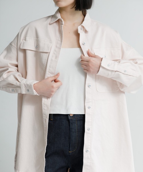 Healthy denim ブラウス シャツ Almond レディース : ZOZOTOWN