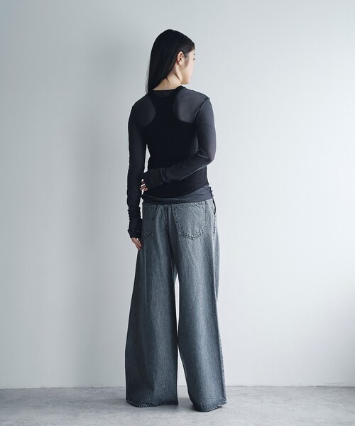 CODE A タンクトップ ノースリーブ design cut tank レディース