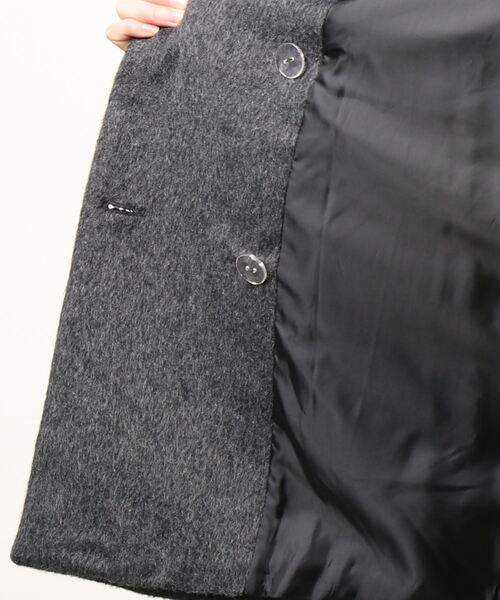 「INED CLARO」 ピーコート フリー ベージュ レディース_画像4