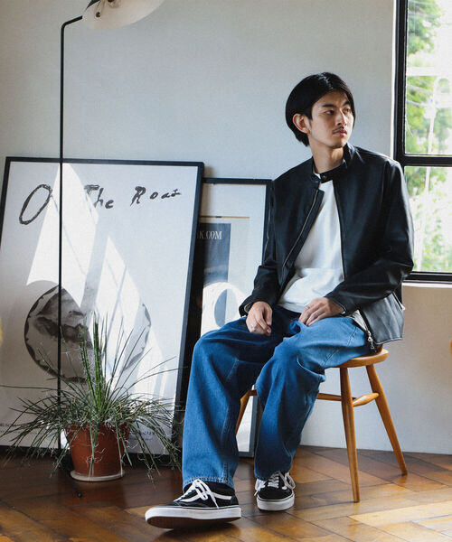 「BEAMS HEART」 ブルゾン LARGE ブラック メンズ_画像9