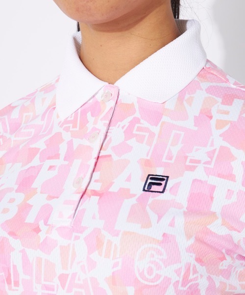 ブラウス シャツ 「FILA GOLF/フィラゴルフ」レディースノースリーブニットシャツ　ゴルフ レディース FILA GOLF ブラウス シャツ 「FILA GOLF/フィラゴルフ