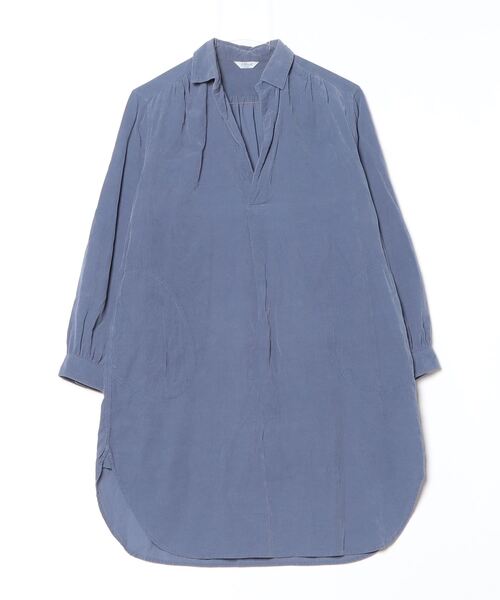 LE GLAZIK（ルグラジック） シャツワンピース 36 ブルー レディース