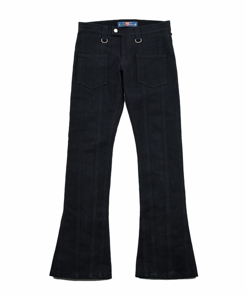 ジーンズ blackmeans LABORATORY R別注 “Dot Pattern” フレアパンツ メンズ レディースの画像