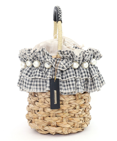 ❤新品・未使用❤【SMIRNASLI 】フリル カゴバッグ サマーバッグ SMIR NASLI - ❤新品・未使用❤【SMIRNASLI 】フリル カゴバッグ