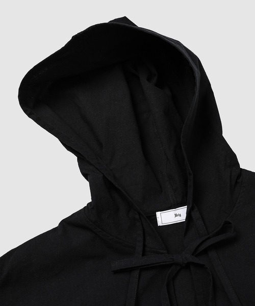 Urig / COTTON SILK RIBBON HOOD SHIRTS/長袖シャツ/2/CRM/UM-SHLS23CS-251 Urig（ウーリッヒ） シャツ COTTON SILK 2P RIBBON HOOD SHIRT メンズ