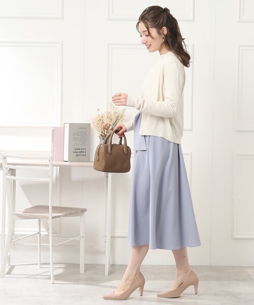 「couture brooch」 ニットカーディガン 36 オフホワイト レディース_画像3