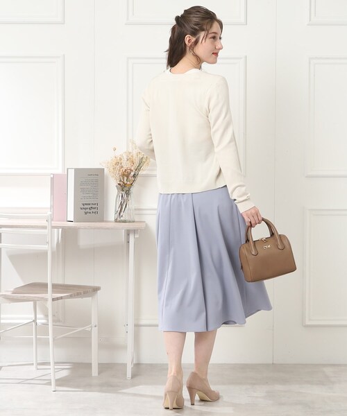 「couture brooch」 ニットカーディガン 36 オフホワイト レディース_画像4