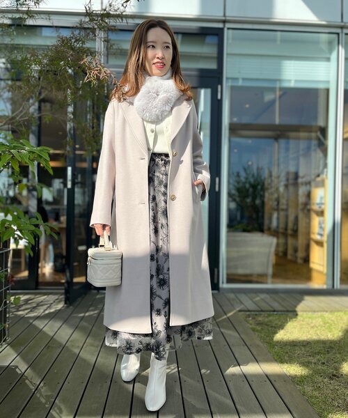 「couture brooch」 ニットカーディガン 36 オフホワイト レディース_画像7