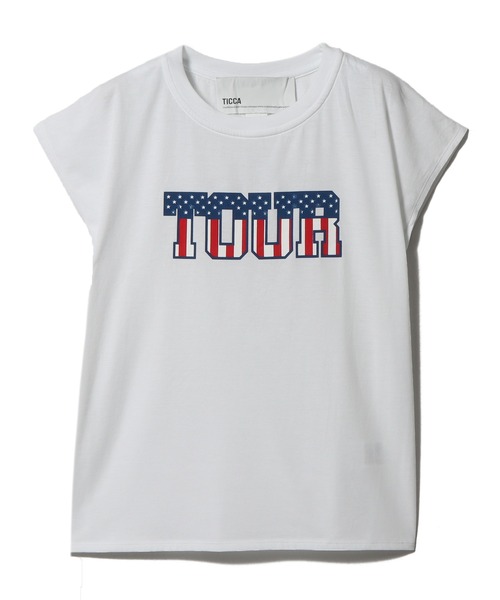 ESTNATION / エストネーション | Ernie Palo グラフィックカットソー Tシャツ | F | ホワイト | レディース ESTNATION - ESTNATION / エストネーション | Ernie Palo グラフィック