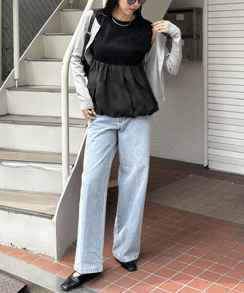 CAPRICIEUX LE'MAGE ジーンズ デニム デニムパンツ シルバー