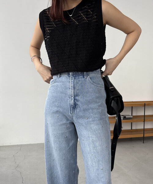 CAPRICIEUX LE'MAGE ジーンズ デニム デニムパンツ シルバー