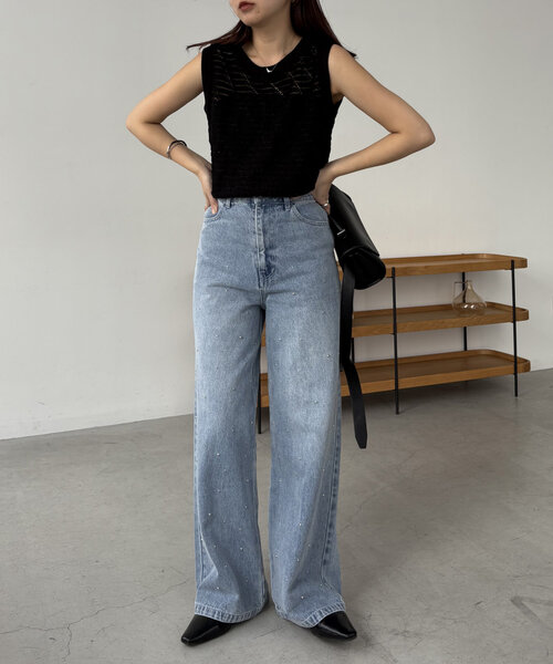CAPRICIEUX LE'MAGE ジーンズ デニム デニムパンツ シルバー