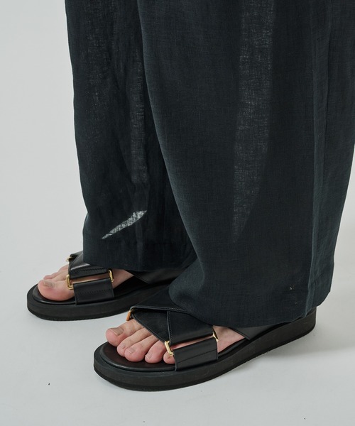 パンツ MARKAWARE TRIPLE PLEATED EASY TROUSERS markaware スラックス TRIPLE PLEATED EASY TROUSERS メンズ