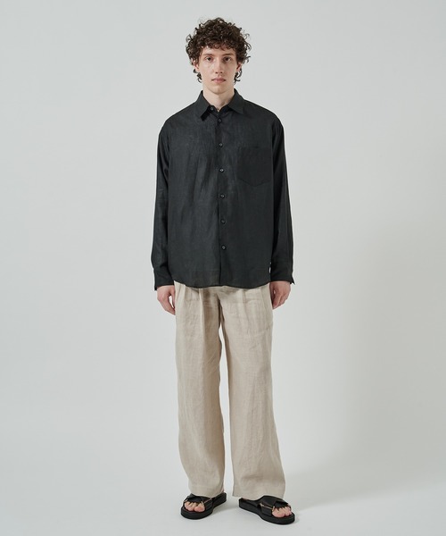 パンツ MARKAWARE TRIPLE PLEATED EASY TROUSERS markaware スラックス TRIPLE PLEATED EASY TROUSERS メンズ
