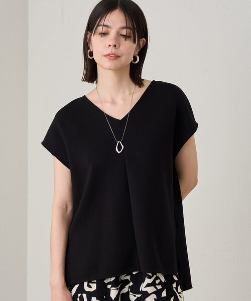 Loungedress tシャツ ポンチフレンチプルオーバー レディース